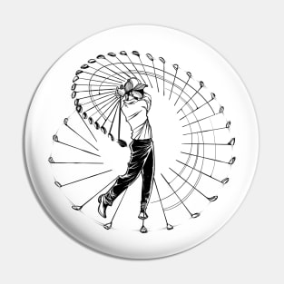 Stroboscopic Golf Swing Pin