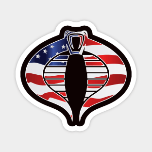 Cobra Flag Magnet
