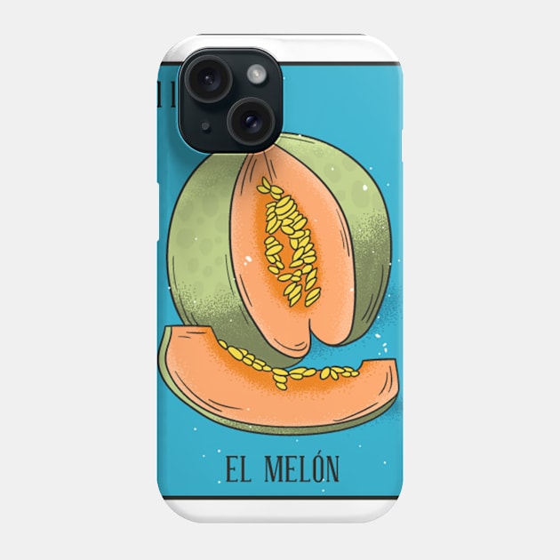 Mexican Loteria 11 El Melon The Melon Phone Case by Zone32