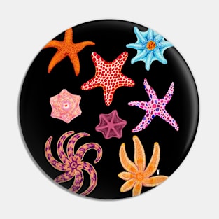 Starry Starfish Pin