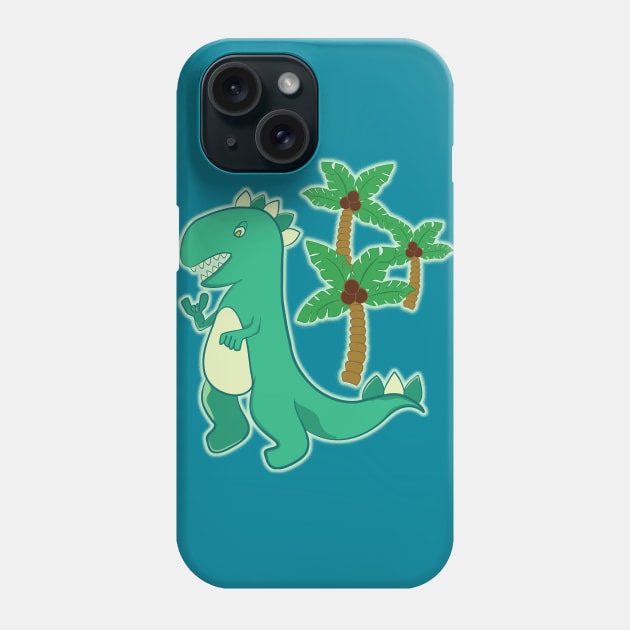 T-Rex in the Wild Phone Case by jubilli