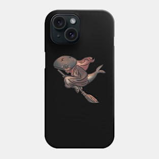 Wizard broom Phone Case