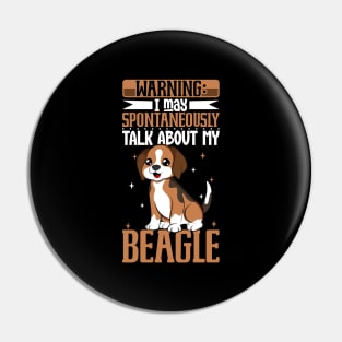 Beagle lover Pin