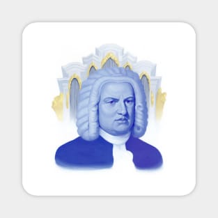 Johann Sebastian Bach - Symphonie in blau Magnet