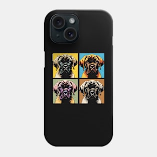 Pop Retro Mastiff Art Painting - Cute Puppy Phone Case