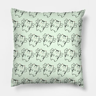 Pattren Cat Pillow