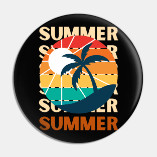 Hello summer sunset Beach summertime Adventure travel lover palm tree sun Pin