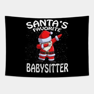 Santas Favorite Babysitter Christmas Tapestry