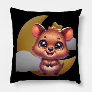 Quokka Moonlight Cuddle Pillow