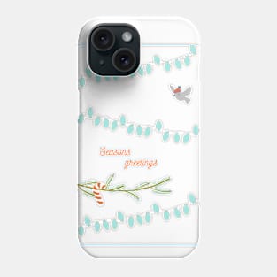 Happy new year and Christmas print Phone Case