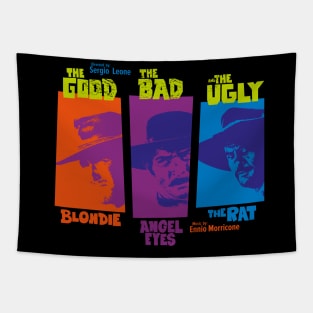 The good, the bad and the ugly - Spaghetti Western by Sergio Leone Tapestry