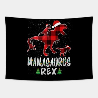 Mama T Rex Matching Family Christmas Dinosaur Shirt Tapestry