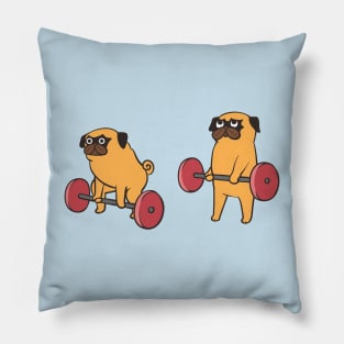 Pug Deadlift Pillow