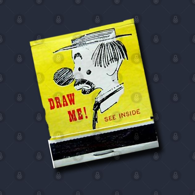 "Draw Me" Advert Matchbook by offsetvinylfilm