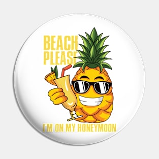 1 Beach Please I'm On My Honey Moon Pin