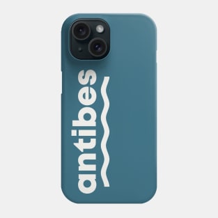 Antibes, France (white) Phone Case