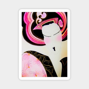 NEON GEISHA ,,House of Harlequin Magnet