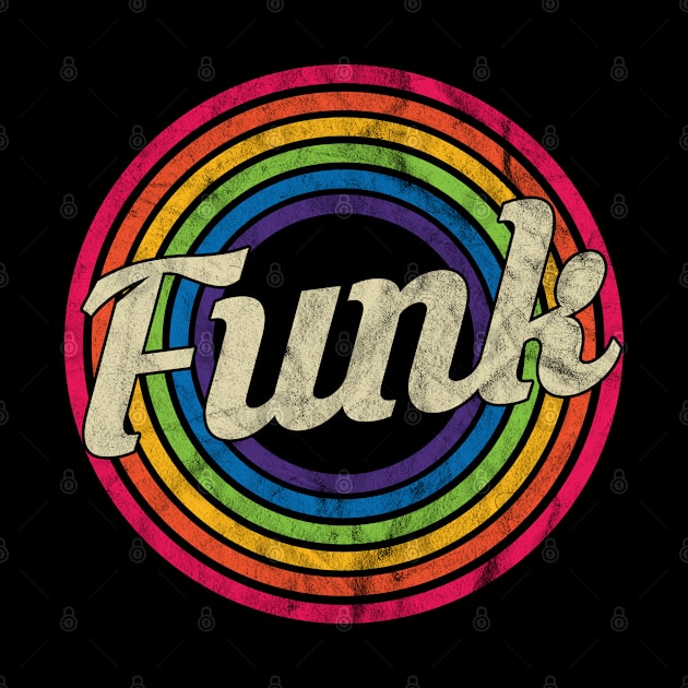 Funk - Retro Rainbow Faded-Style by MaydenArt