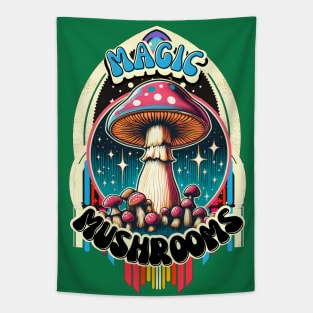 Magic Mushroom Rocket Trip Tapestry