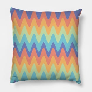 tropical wave pattern Pillow