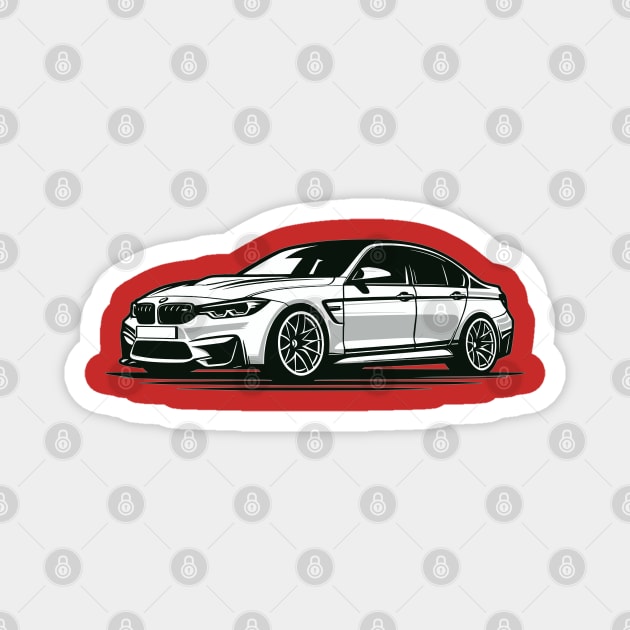 BMW M3 Magnet by Vehicles-Art