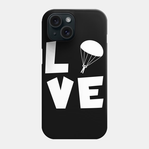 Skydiving love Phone Case by maxcode