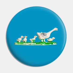 PLASTIC FANTASTIC Geese Pin