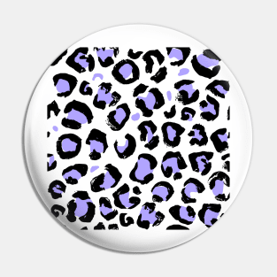 Purple Leopard Print Pin