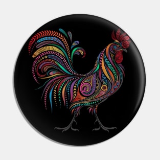 Rooster Pin