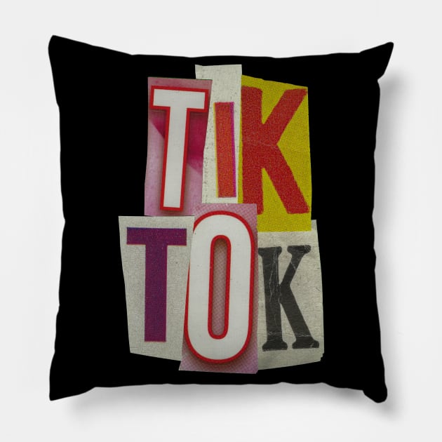 Tiktok - RansomNote Pillow by RansomNote