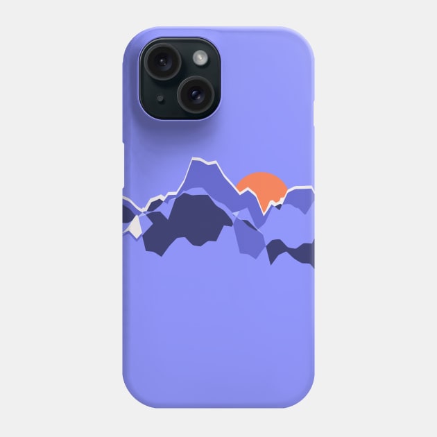 Mountainscape Phone Case by Kidconoid