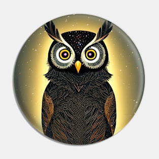 Beautiful magical owl Pin