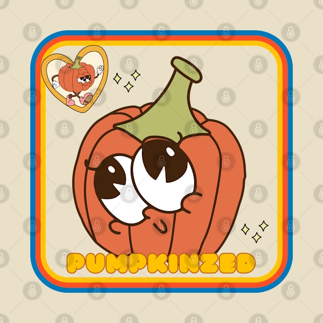 Retro pumpkin by Don’t Care Co