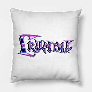 Crumble chrome edition Pillow