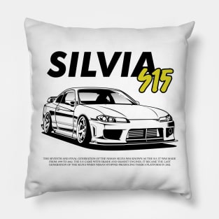 Silvia S15 (white print) Pillow