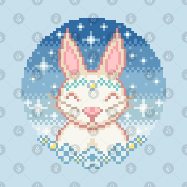 Kawaii bunny pixel art by AlleenasPixels