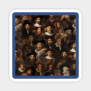 Rembrandt Paintings Mashup Magnet