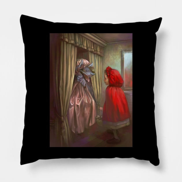 Little Red Riding Hood Pillow by chamito