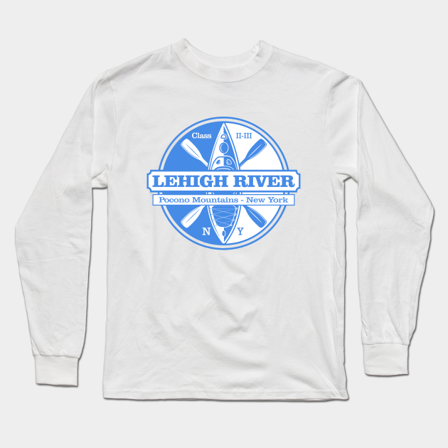 Mondwater Bulk Gewend aan Lehigh River (K3) - Lehigh River - Long Sleeve T-Shirt | TeePublic
