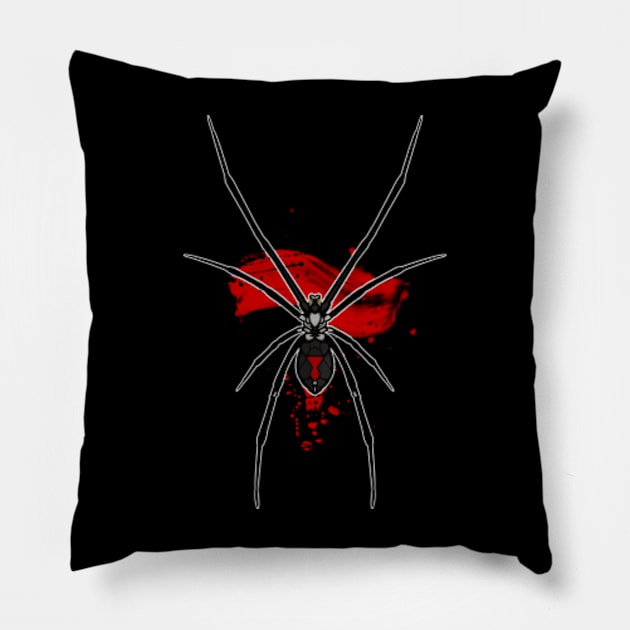 SPIDER TATTOONIMAL Pillow by Kongrills