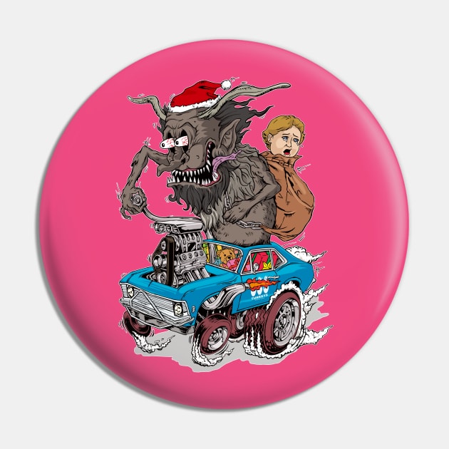 Krampus Pin by TurkeysDesign