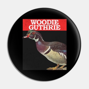 Woodie Guthrie Pin