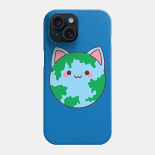 Cat Earth Phone Case