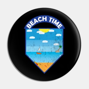 Beach Time Pin