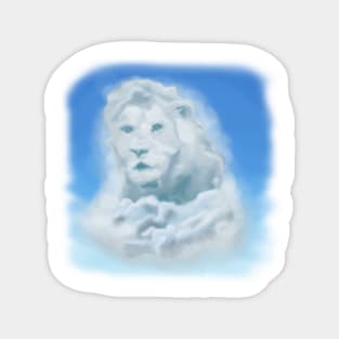 Lion in the Clouds Magnet