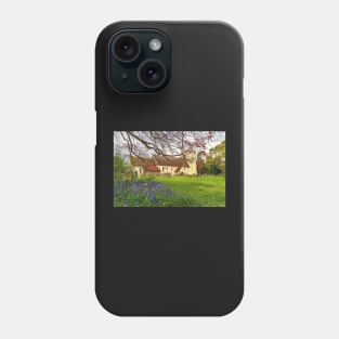 Hampstead Norreys Church and Bluebells Phone Case