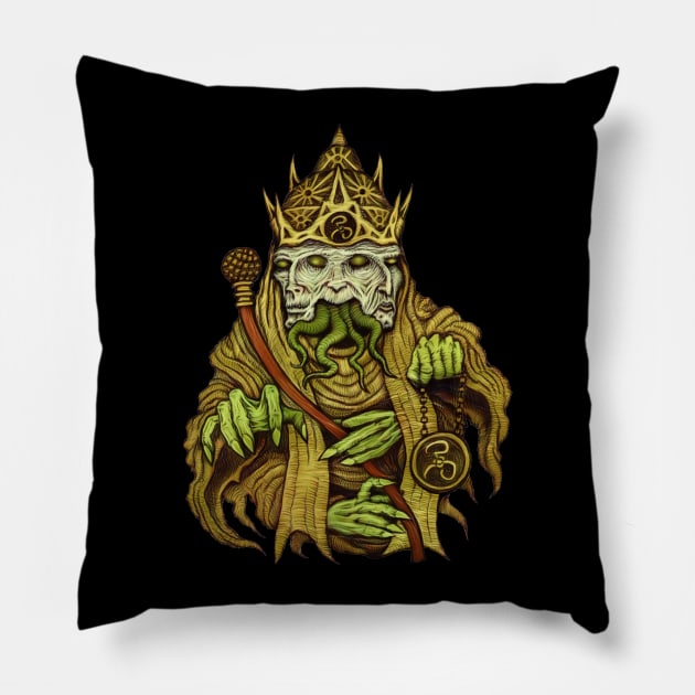 King in Yellow - Azhmodai 2018 Pillow by azhmodai