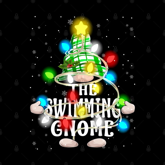 The Swimming Gnome Christmas Matching Family Shirt by intelus