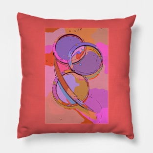 Psychedelic Circles Pillow