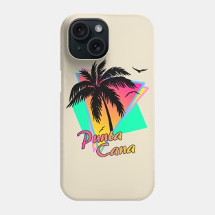 Punta Cana Cool 80s Sunset Phone Case